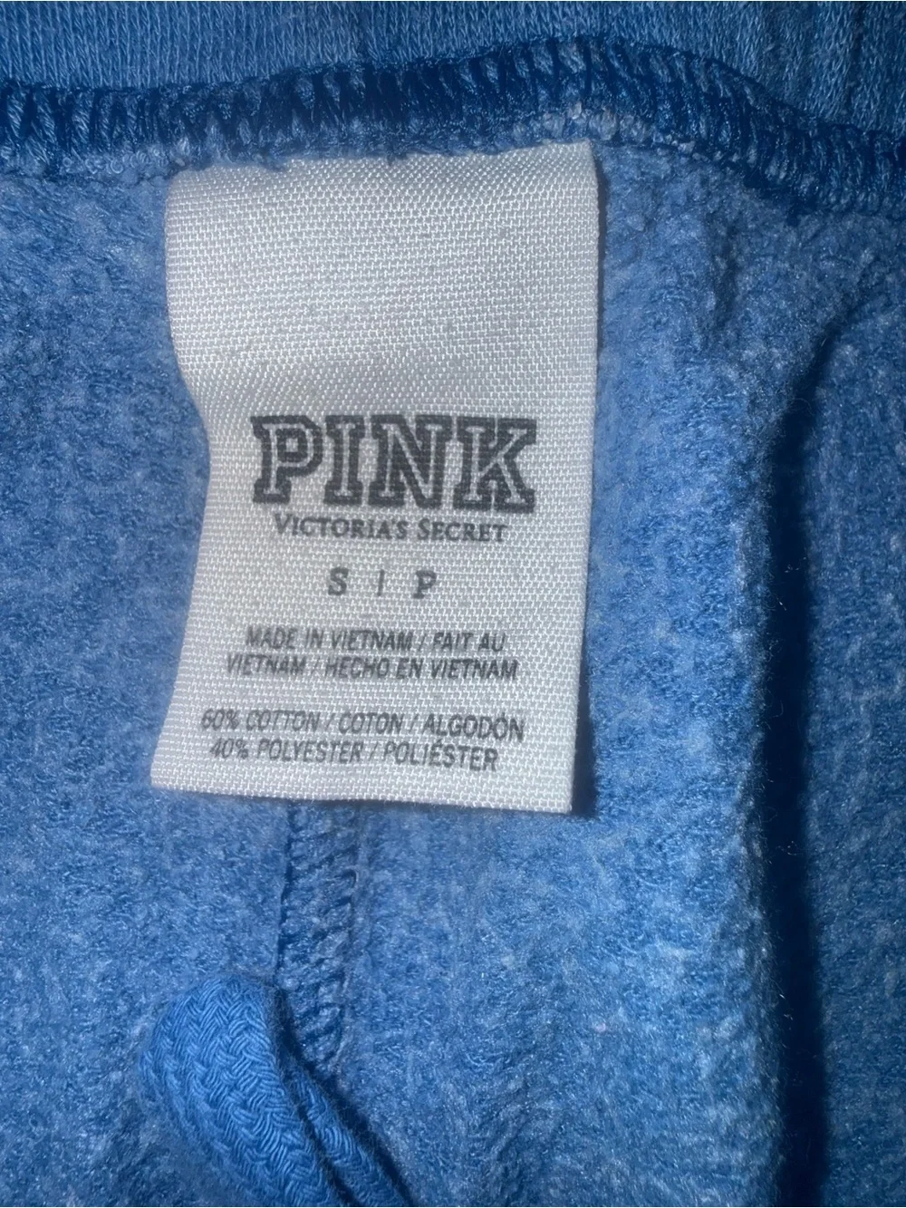 PINK Victoria's Secret Blue 'Love PINK' Kids Sweatpants